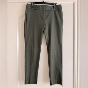 Loft Julie Skinny Pant Olive Green